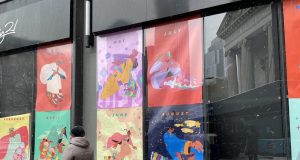 Sarula Bao’s Hanfu x Chunky Sneaker installation